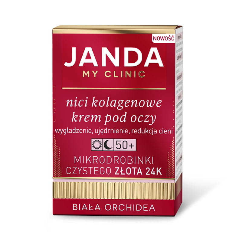 Kolagenowy krem pod oczy 50+ janda nici kolagenowe