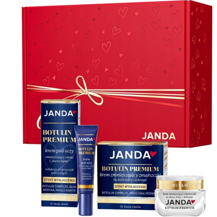 Janda Zestaw Botulin Premium dzień/noc+krem pod oczy+serum w pudełku prezentowym