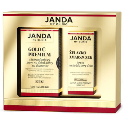 Zestaw GOLD C PREMIUM Krem Wielozadaniowy + Żelazko zmarszczek