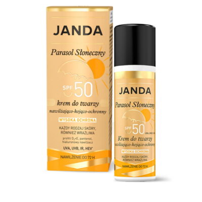 krem z filtrem SPF 50 janda przeciwsłoneczny