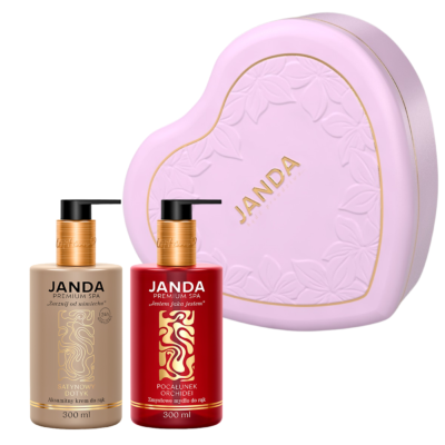 kosmetyki janda- zestaw premium spa krem do rak i mydlo pocalunka orchidei