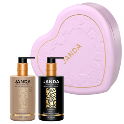 kosmetyki janda- zestaw premium spa krem do rak i mydlo perlowe kwiaty